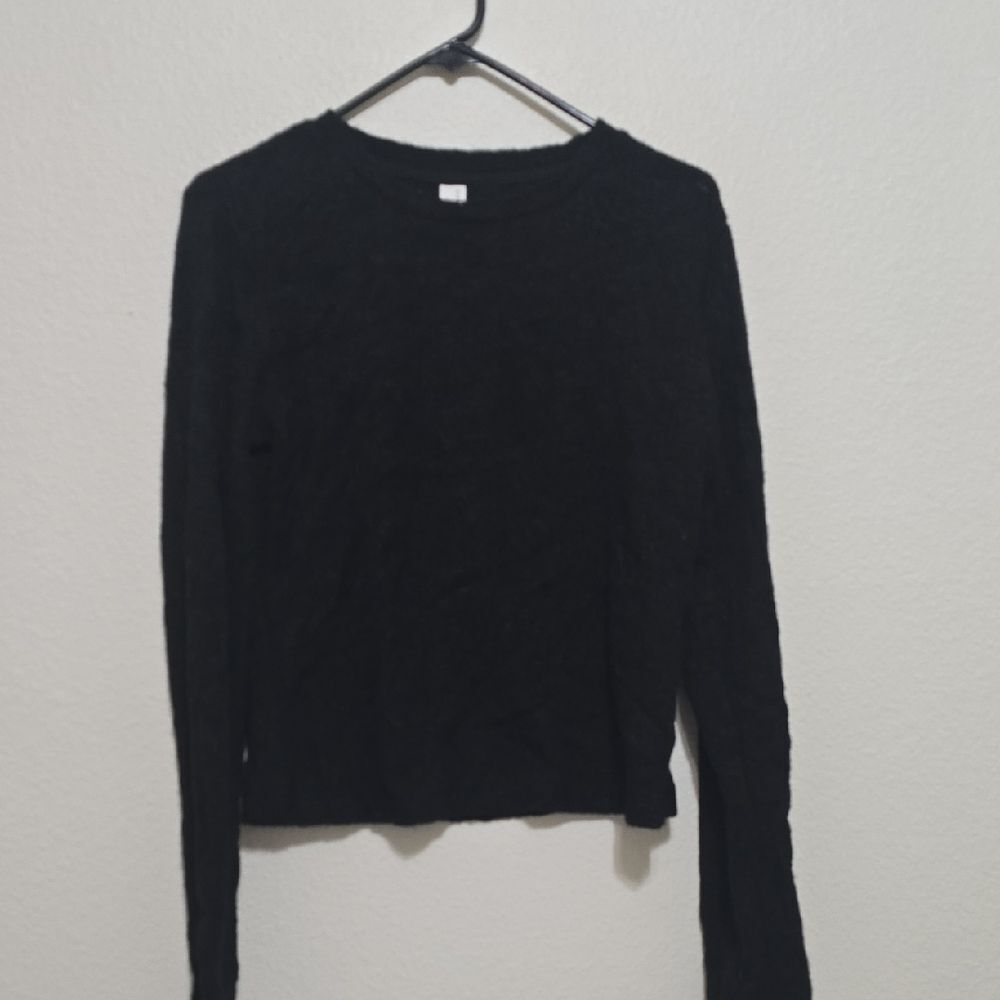 Commence Black Long Sleeve Sweater L